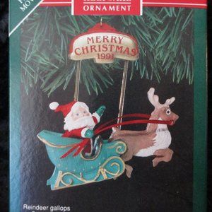 NIB 1991 Hallmark Keepsake Ornament Up 'N' Down Journey